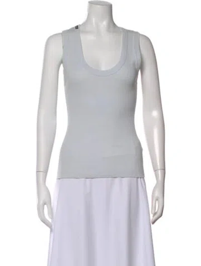 Pre-owned Dolce & Gabbana Scoop Neck Sleeveless Top In Neutral
