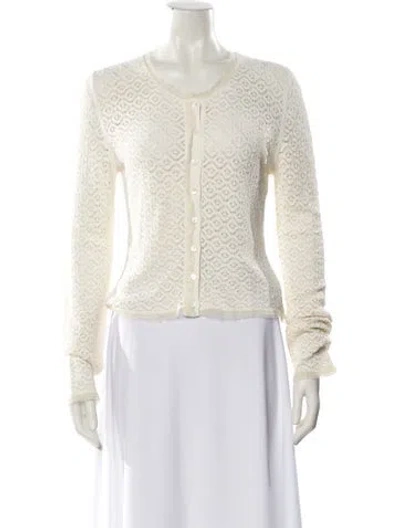 Pre-owned Dolce & Gabbana Scoop Neck Sweater In Neutral