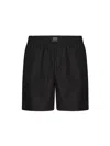 Dolce & Gabbana Swim Trunks In Lightweight Nylon Trousers Black In Black