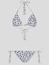 Dolce & Gabbana Polka Dot-print Triangle-cup Bikini Set In Pois