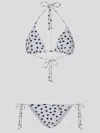 Dolce & Gabbana Polka Dot-print Triangle-cup Bikini Set In Pois