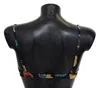 Dolce & Gabbana Seashells Print Bikini Top In Multi