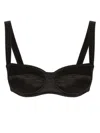 Dolce & Gabbana Balconette Bra With Adjustable Straps And Scalloped Edges