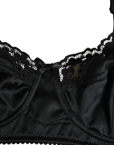 Dolce & Gabbana Semi-pad Underwire Balconette Bra In Black
