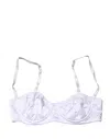 Dolce & Gabbana Semi-pad Underwire Balconette Bra In Blue