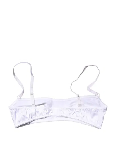 Dolce & Gabbana Semi-pad Underwire Balconette Bra In White