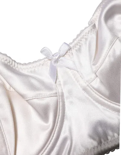 Dolce & Gabbana Semi-pad Underwire Balconette Bra In White
