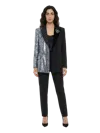 Dolce & Gabbana Sequin And Wool-blend Blazer In Black