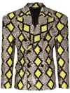 DOLCE & GABBANA SEQUIN-EMBELLISHED DOUBLE-BREASTED BLAZER