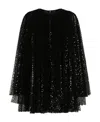 Dolce & Gabbana Sequin-embellished Flared Minidress