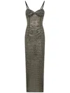 Dolce & Gabbana Sequin-embellished Maxi Dress In Black
