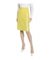 Dolce & Gabbana Sequin-embellished Pencil Skirt In Yellow