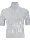 Dolce & Gabbana Sequin-embellished Top In Grey