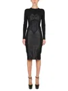 Dolce & Gabbana Sequin Embellished Jersey Midi Dress