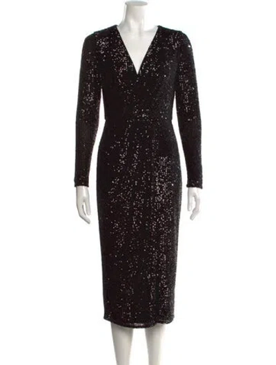 Pre-owned Dolce & Gabbana Sequin Midi Length Dress In Multi