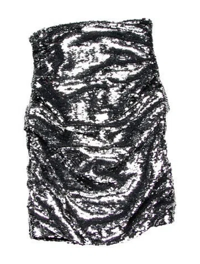 Pre-owned Dolce & Gabbana Sequin Printed Tunic In Blue