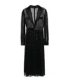 Dolce & Gabbana Sequin-embellished Midi Dress In Black