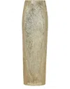 Dolce & Gabbana Sequinned Mermaid Maxi Skirt In Nude