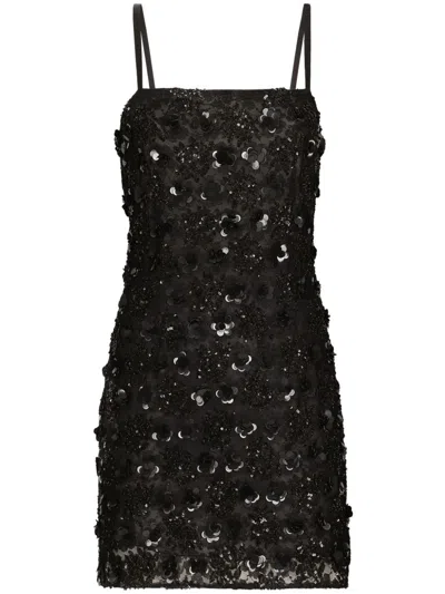 DOLCE & GABBANA SEQUINED SHORT DRESS