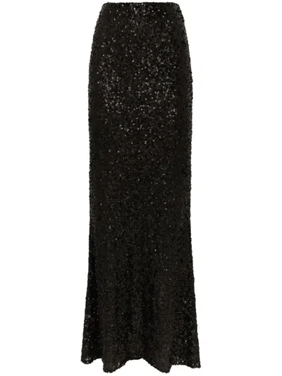 DOLCE & GABBANA SEQUINNED MERMAID MAXI SKIRT