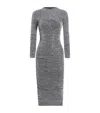 Dolce & Gabbana Sequined Draped Calf-length Dress