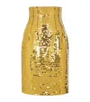 Dolce & Gabbana High-waisted Sequined Midi Skirt
