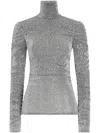Dolce & Gabbana Sequinned Top In Silver