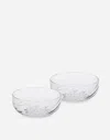 Dolce & Gabbana Set 2 Hand-blown Murano Glass Ice Cream Bowls In Multicolor
