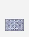 Dolce & Gabbana Set 2 Cotton Sateen Pillowcases In Blue