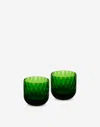 Dolce & Gabbana Hand-blown Murano Shot Glasses (set Of 2) In Multicolor