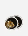 Dolce & Gabbana Set 2 Porcelain Bread Plates In Multicolor