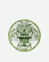 Dolce & Gabbana Set 2 Porcelain Dinner Plates In Multicolor