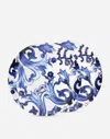 Dolce & Gabbana Set 2 Porcelain Dinner Plates Multicolor Unisex Onesize In Multicolor