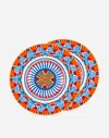 Dolce & Gabbana Set 2 Soup Plates In Fine Porcelain Multicolor Unisex Onesize In Multicolor