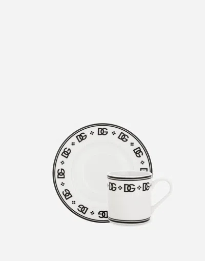 Dolce & Gabbana Set 2 Tz/piatt.caffe In Multicolor