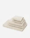 Dolce & Gabbana Set 5 Terry Cotton Towels In Multicolor