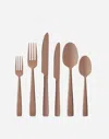 Dolce & Gabbana Inox Flatware (6-piece Set) In Multicolor