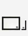 Dolce & Gabbana Set Linen Placemat And Napkin In Multicolor