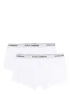 Dolce & Gabbana Set Of 2 Boxers In White