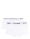 Dolce & Gabbana Two-pack Stretch Cotton Regular-fit Boxers In White