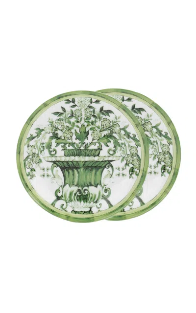 Dolce & Gabbana - Set Of 2 Bread Plates - Green