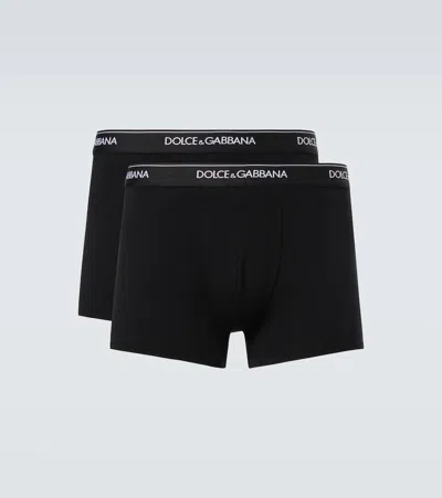 DOLCE & GABBANA SET OF 2 COTTON-BLEND BRIEFS