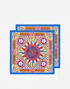 Dolce & Gabbana Set Of 2 Linen Napkins In Multi