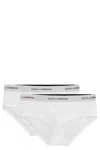 Dolce & Gabbana Set Of Two Cotton Slip In White