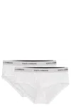 Dolce & Gabbana Set Of Two Cotton Slip In White