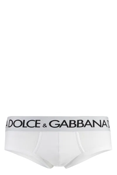 Dolce & Gabbana Set Of Two Cotton Slip In White