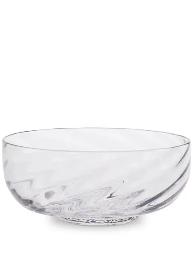 Dolce & Gabbana Set Of Two Murano Glass Ice-cream Bowls In White