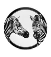 Dolce & Gabbana Zebra-print Porcelain Dinner Plates (set Of 2)