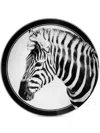 Dolce & Gabbana Set Of Two Zebra-print Dessert Plates In White