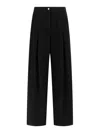 Dolce & Gabbana Women Wide-leg Cotton Jeans In Black